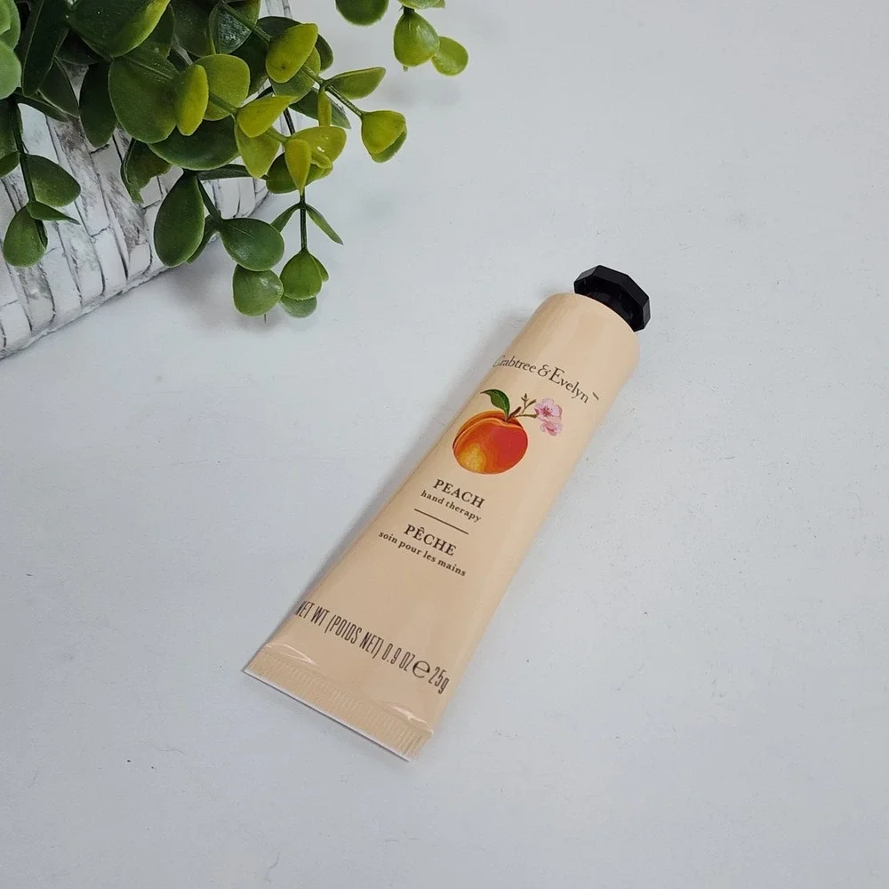 Crabtree & Evelyn Peach Hand Therapy Cream ~ 0.9 oz / 25 g